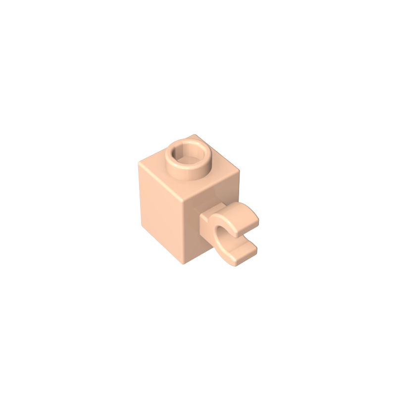 Ladrillo Especial 1 x 1 con Clip Horizontal-MyGobricksEs
