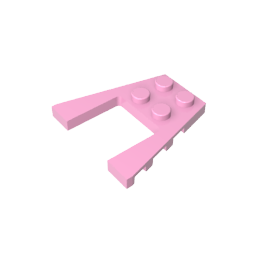 Placa de cuña 4 x 4 con corte de 2 x 2-MyGobricksEs