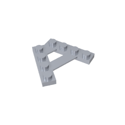 Placa especial de 4 pernos con ángulo de 45°-MyGobricksEs