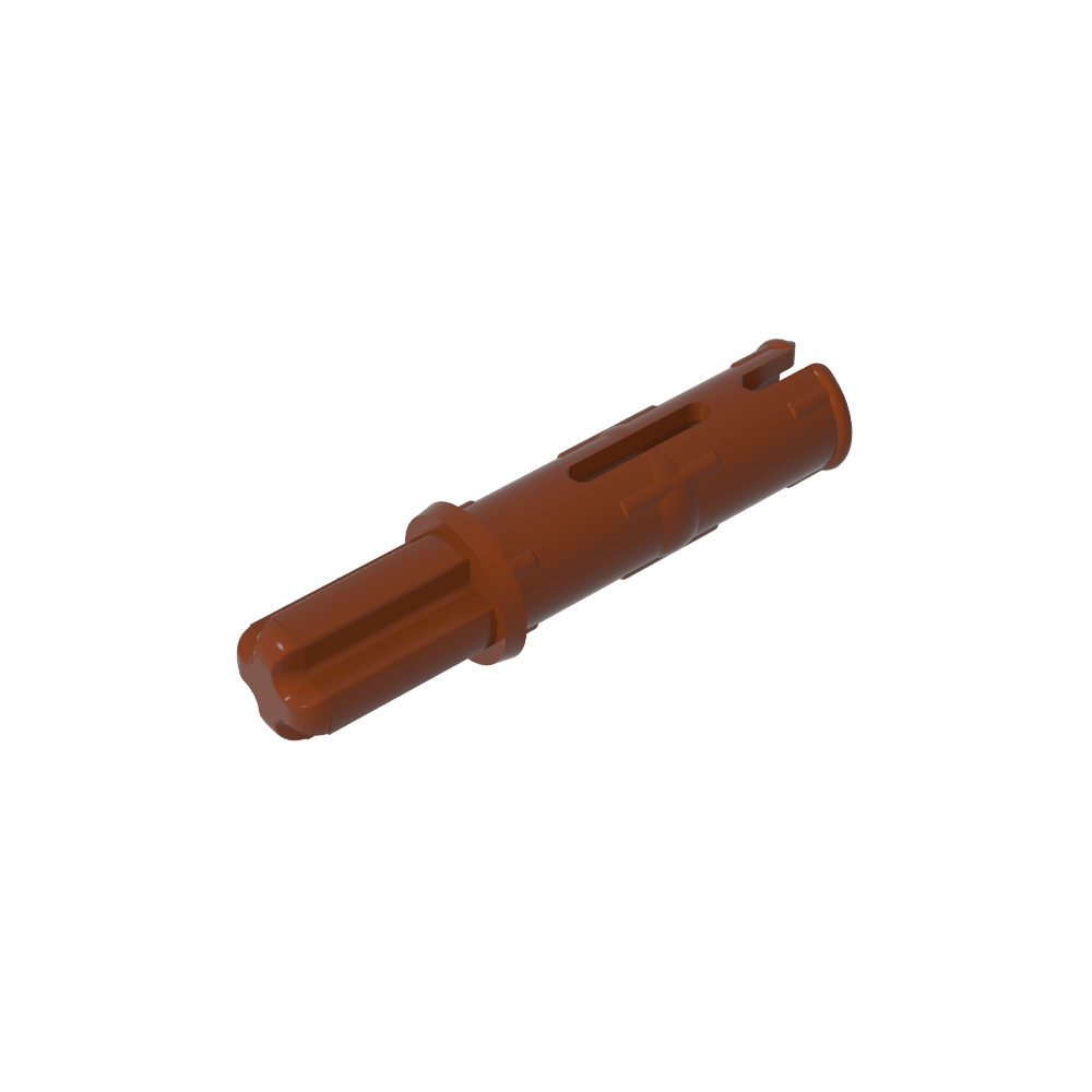 Pasador de eje Technic 3L con crestas de fricción longitudinales y eje 1L-MyGobricksEs