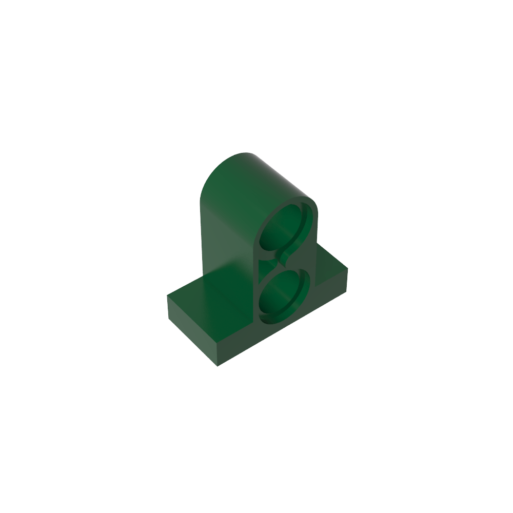 Placa de conector Technic Pin 1 x 2 x 1 2/3 [Dos orificios en la parte superior]-MyGobricksEs