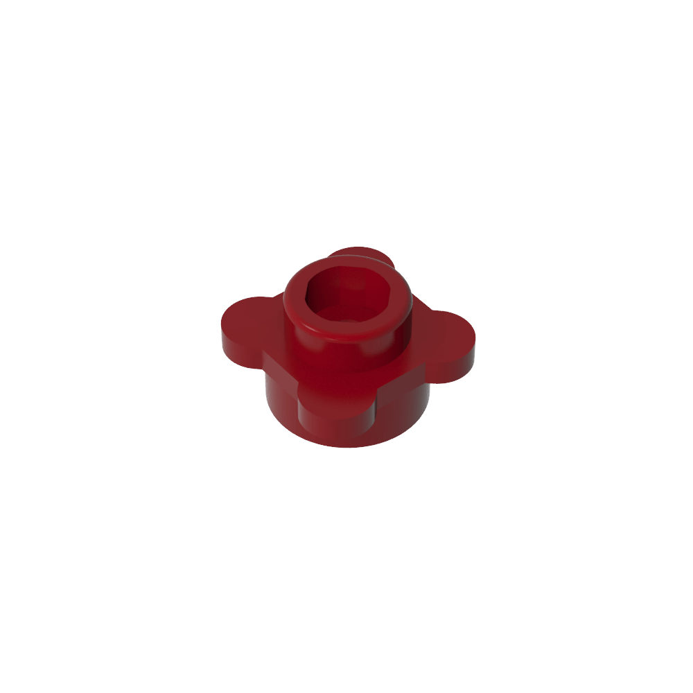 Planta, Flor, Plato Redondo 1 x 1 con 4 Pétalos-MyGobricksEs