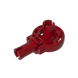 Articulación de rotación técnica con rótula y dos pasadores perpendiculares con fricción-MyGobricksEs
