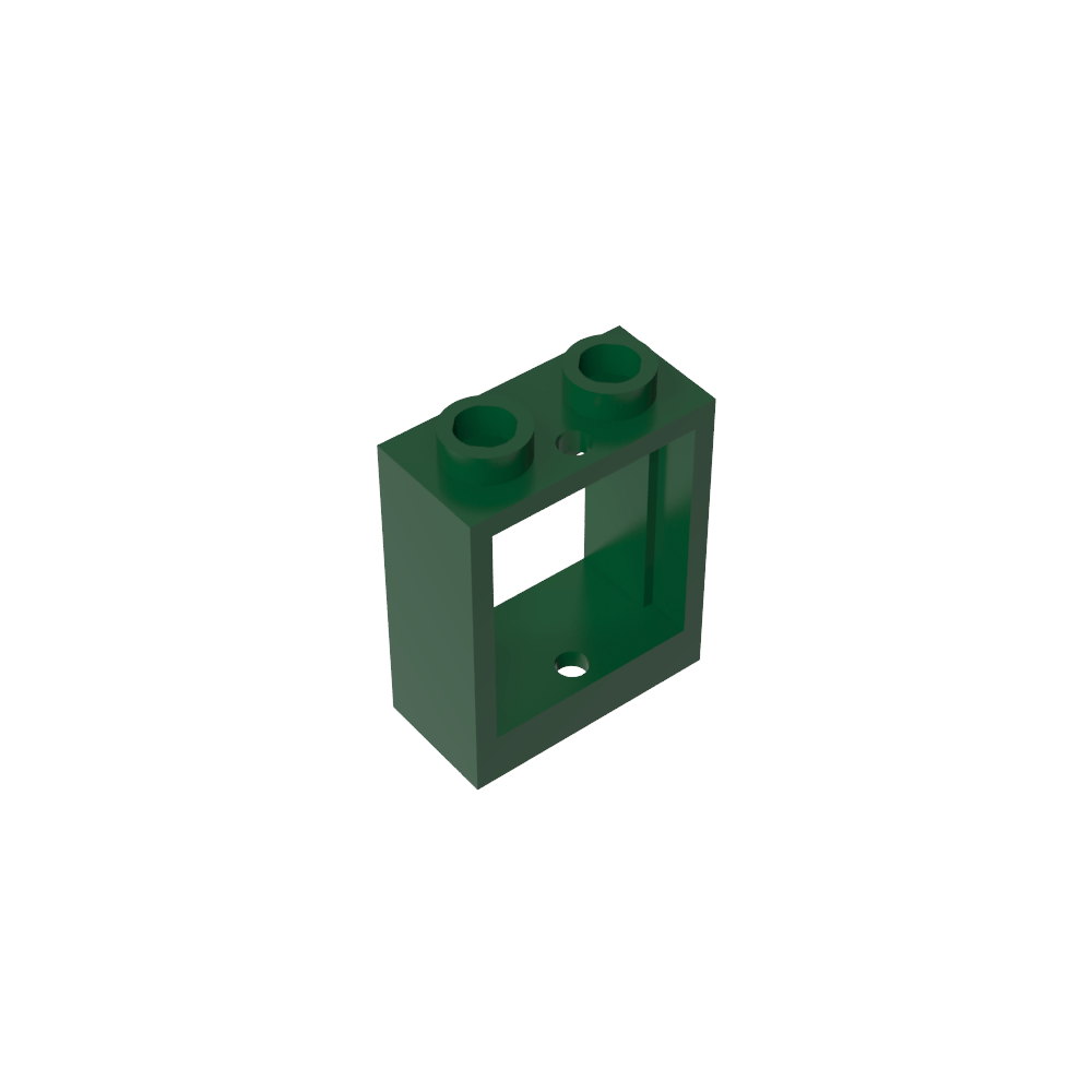 Ventana 1 x 2 x 2 Frente Plano-MyGobricksEs
