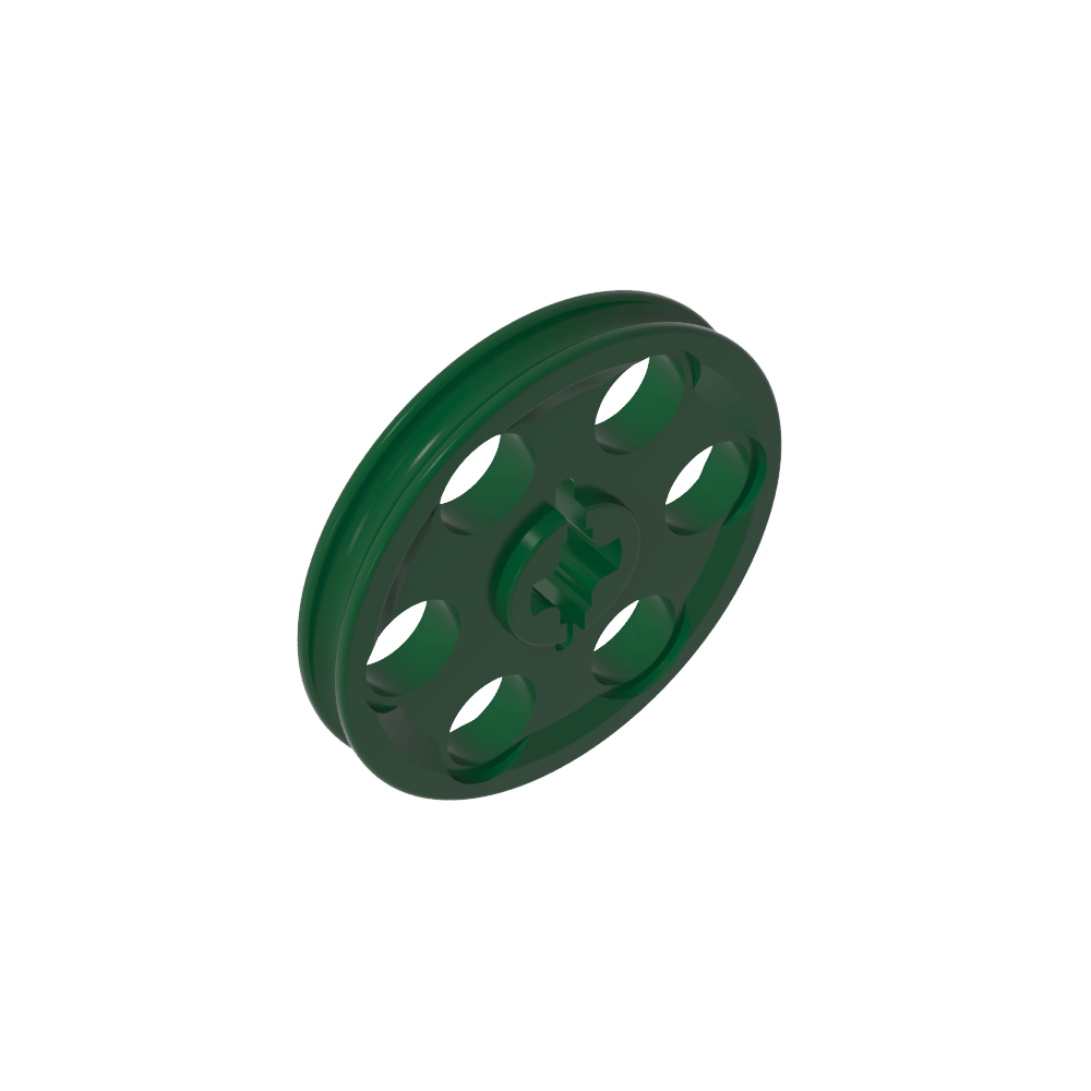 Rueda de correa de cuña Technic [también conocida como polea]-MyGobricksEs