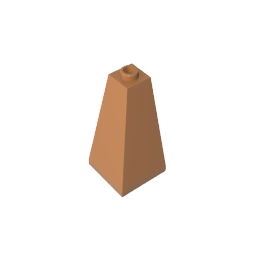 Pendiente 75° 2 x 2 x 3 Doble Convexa-MyGobricksEs