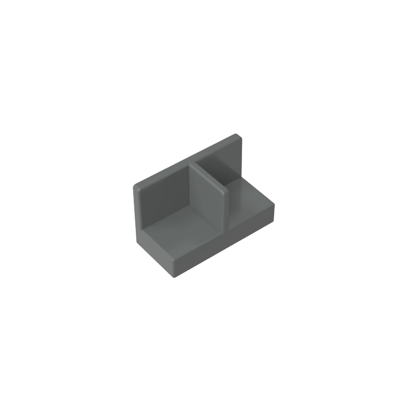 Esquina del panel de pared 1x2x1