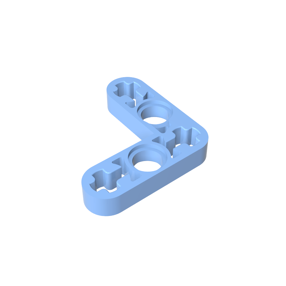 Viga técnica 3 x 3 en forma de L delgada-MyGobricksEs