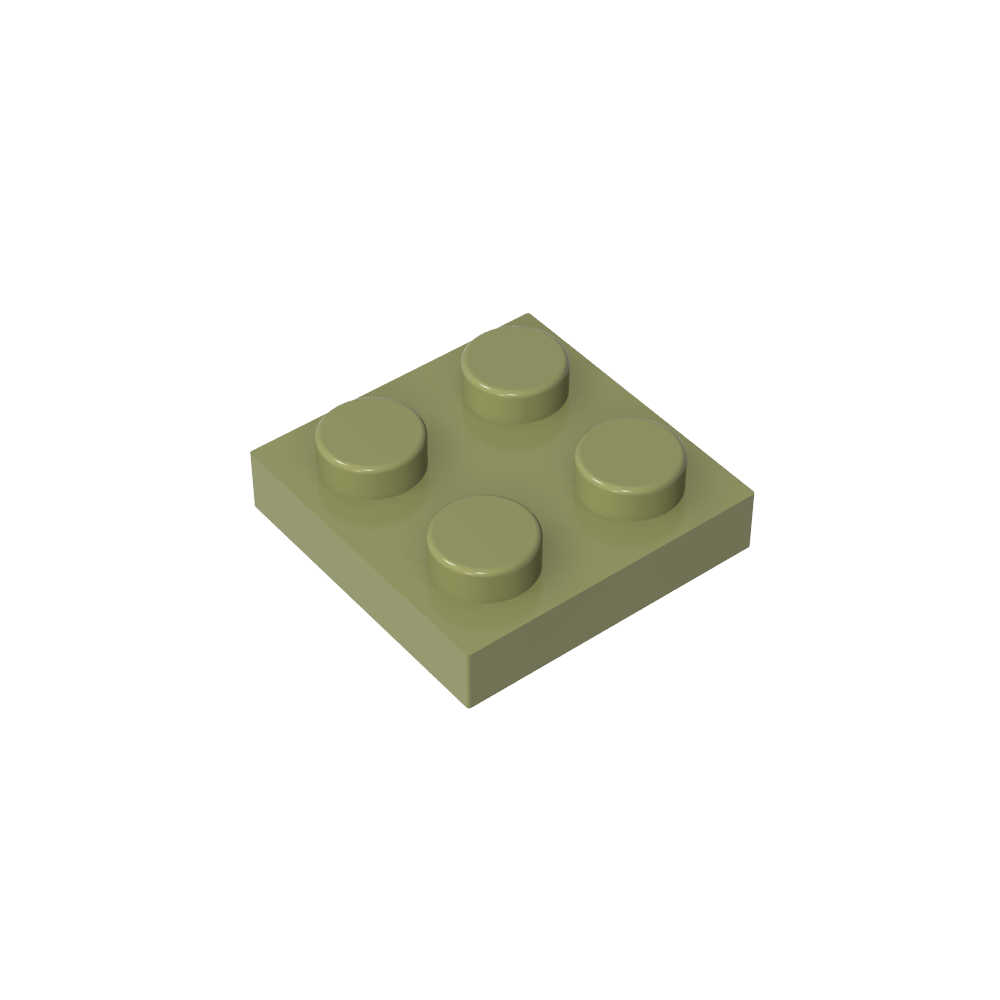 Placa 2 x 2-MyGobricksEs