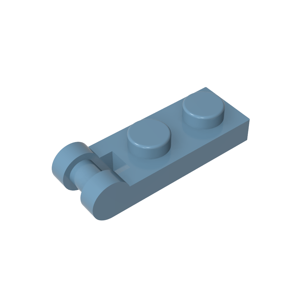 Placa Especial 1 x 2 con Asa en el Extremo [Extremos Cerrados]-MyGobricksEs