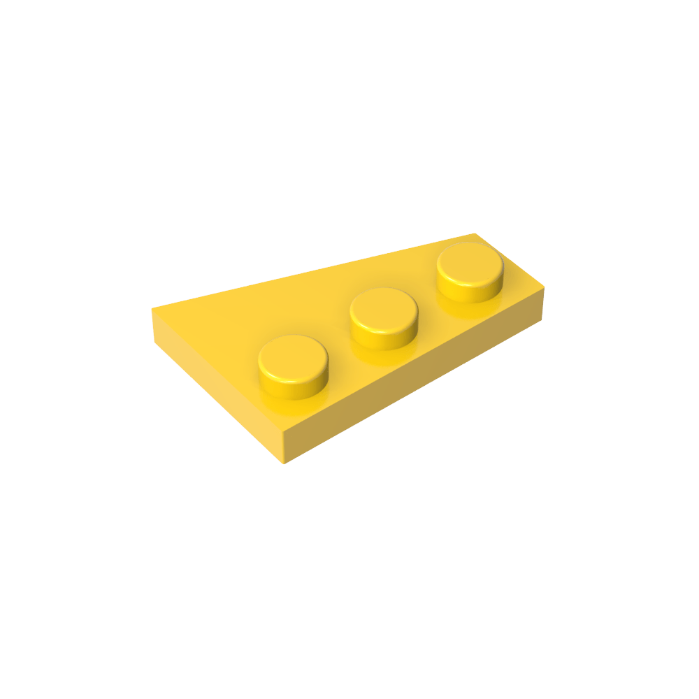 Placa de cuña 3 x 2 izquierda-MyGobricksEs