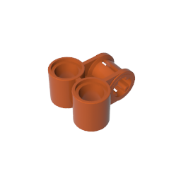 Conector de eje y pasador Technic perpendicular doble-MyGobricksEs