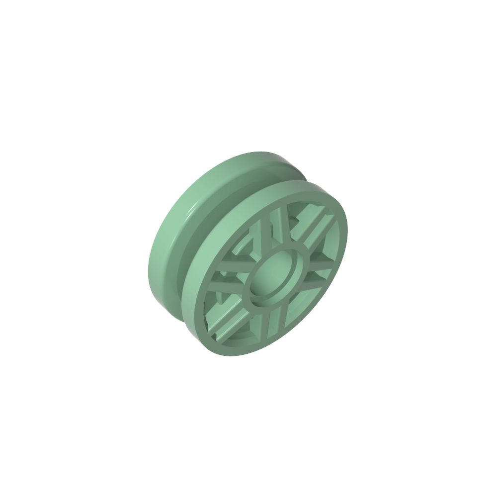 Rueda 18 x 8 con tornillos falsos y radios profundos con anillo interior-MyGobricksEs