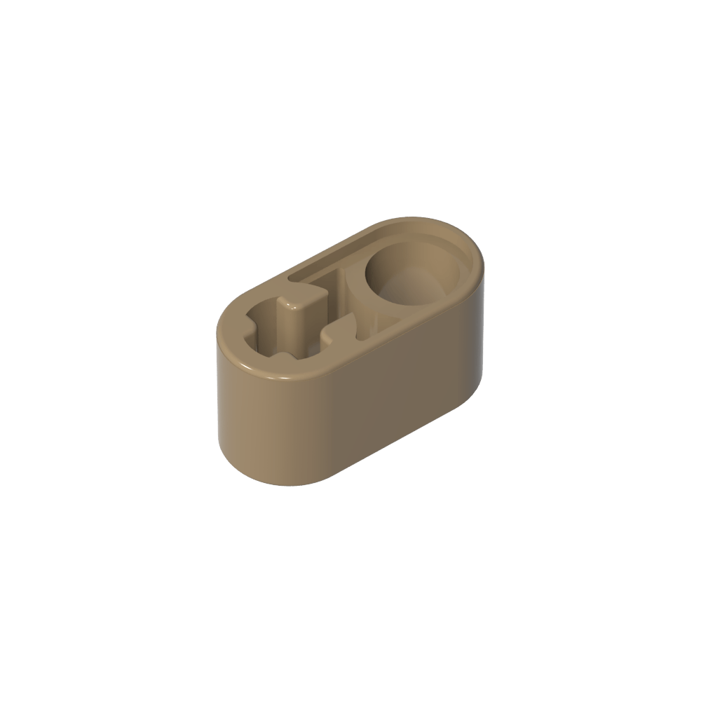 Viga Technic de 1 x 2 de Grosor con Orificio para Pasador y Orificio para Eje-MyGobricksEs