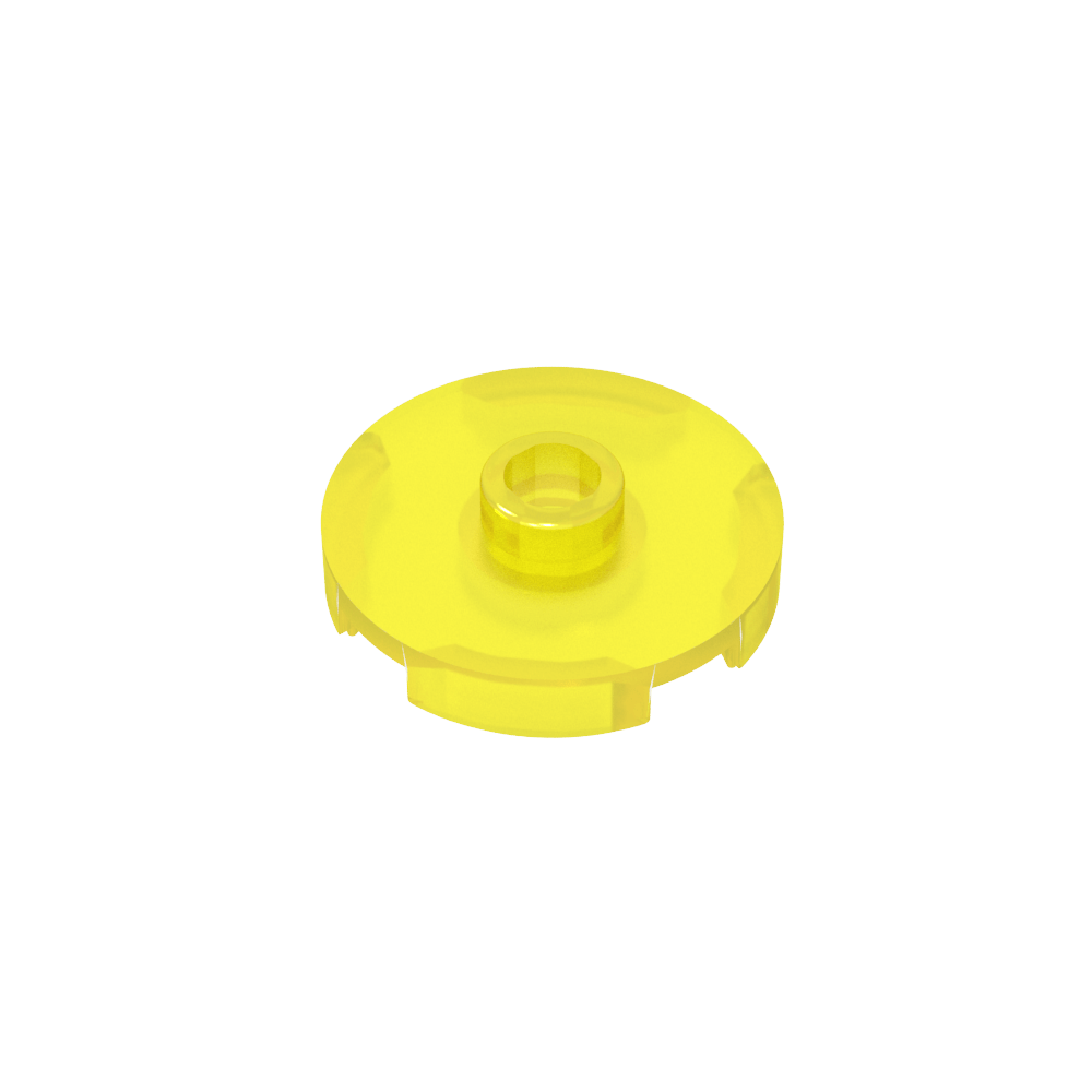 Placa especial redonda 2 x 2 con perno central (placa de puente)-MyGobricksEs