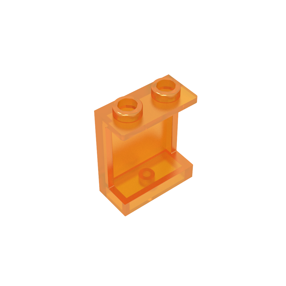 Panel 1 x 2 x 2 [Soportes laterales / Montantes huecos]-MyGobricksEs