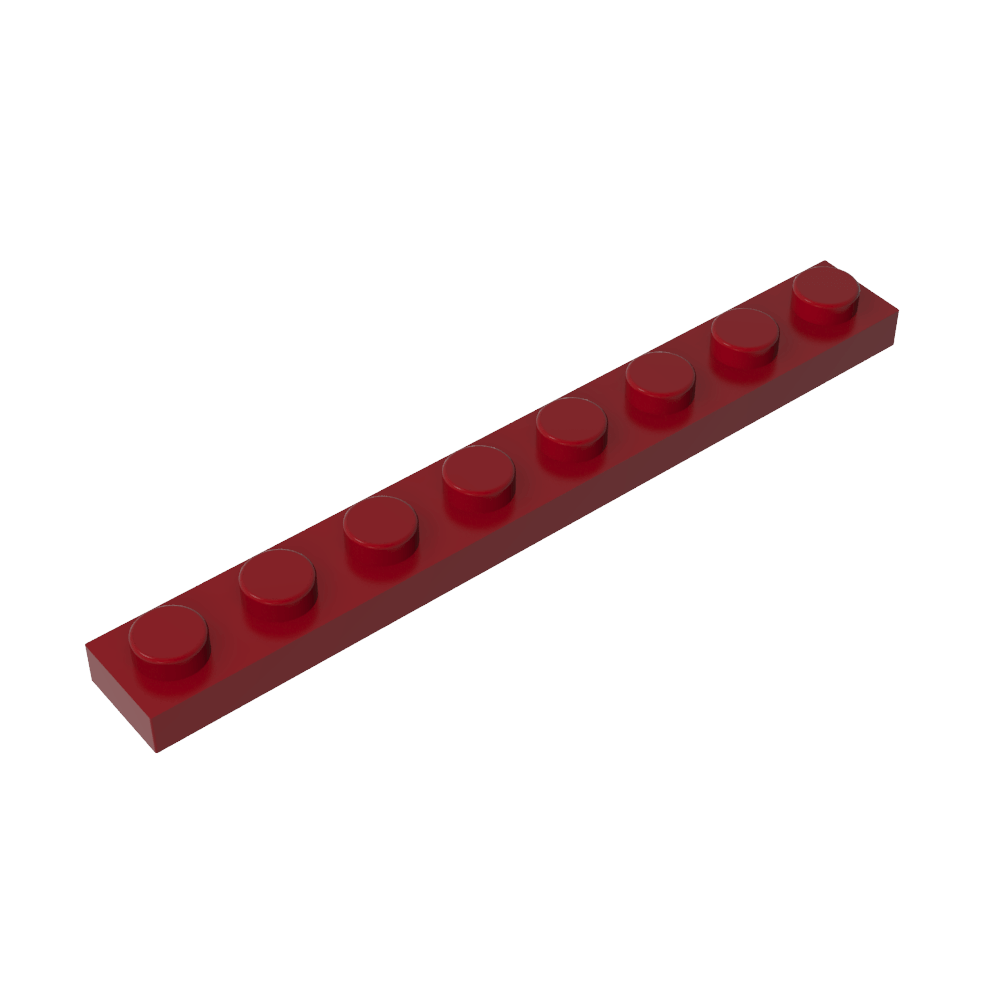 Placa 1 x 8 #3460-MyGobricksEs