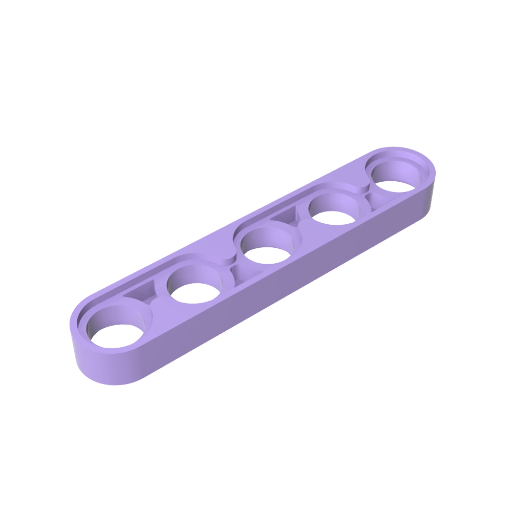 Viga técnica 1 x 5 delgada-MyGobricksEs