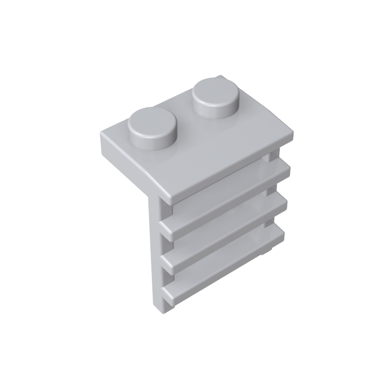 Placa Especial 1 x 2 con Escalera-MyGobricksEs
