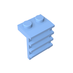 Placa Especial 1 x 2 con Escalera-MyGobricksEs