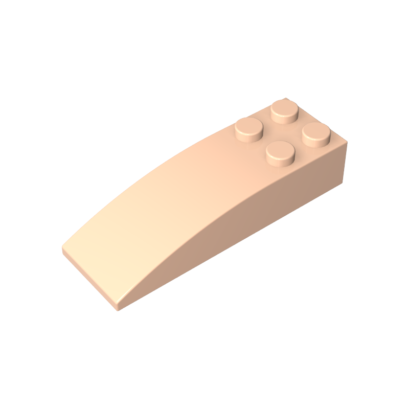 Ladrillo curvo 6 x 2-MyGobricksEs