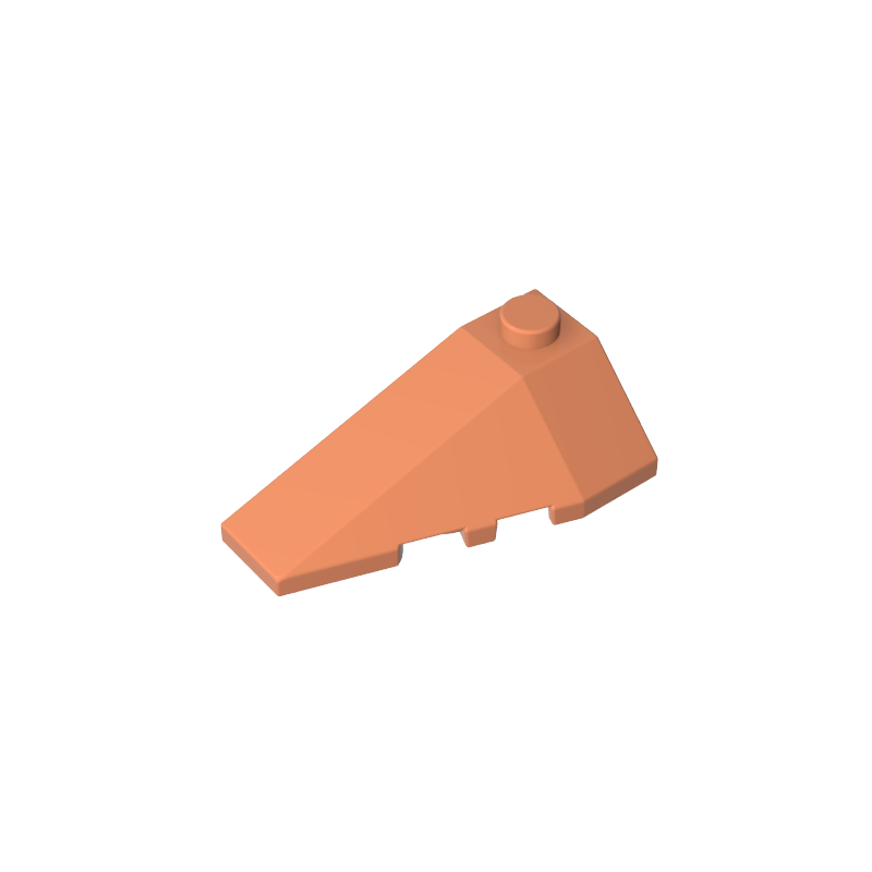 Cuña inclinada 4 x 2 triple izquierda-MyGobricksEs