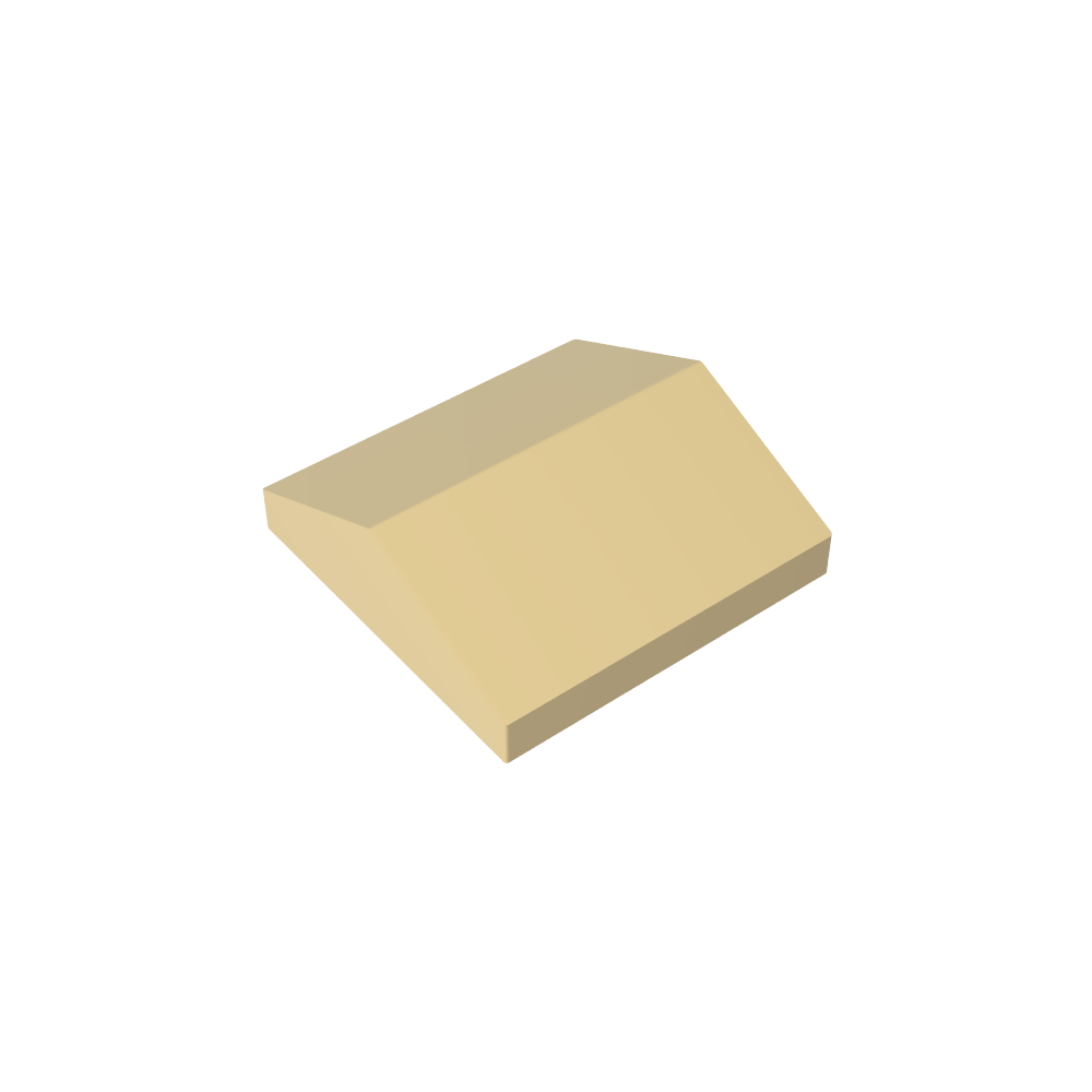 Pendiente 33° 2 x 2 Doble-MyGobricksEs