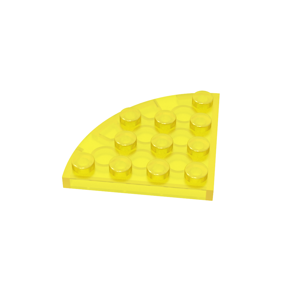 Placa de esquina redonda 4 x 4-MyGobricksEs