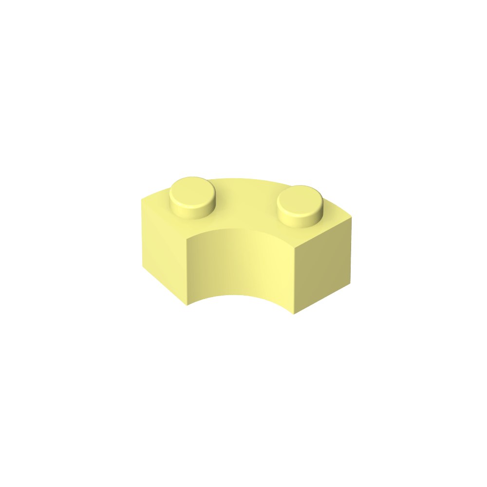 Macarrones de esquina redonda de ladrillo de 2 x 2 pulgadas con muesca para perno y parte inferior reforzada [Nuevo estilo]-MyGobricksEs
