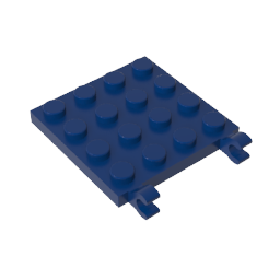 Placa Especial 4x4 con Clips Horizontales (clips O abiertos gruesos)-MyGobricksEs