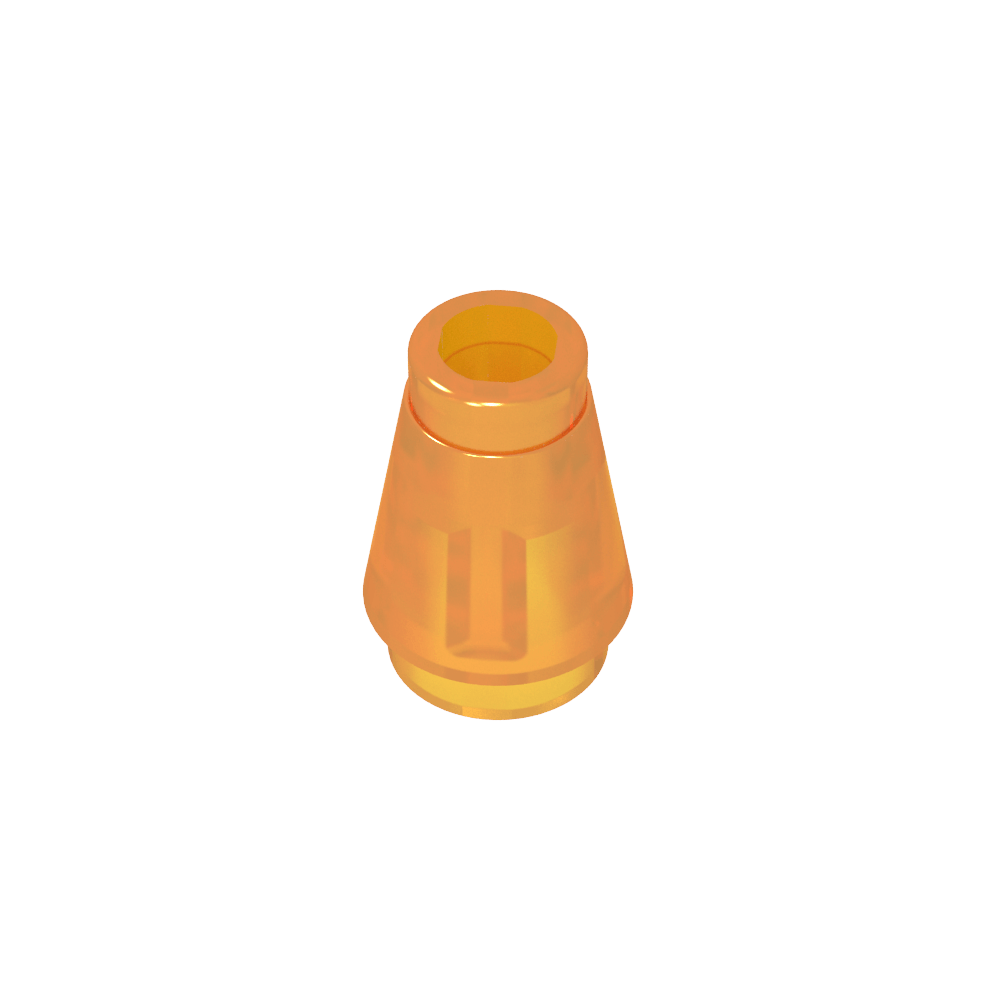 Cono 1 x 1 [Sin ranura superior]-MyGobricksEs