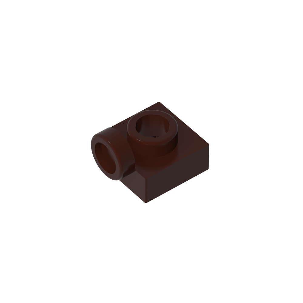 Placa especial 1 x 1 con tacos en el lateral-MyGobricksEs