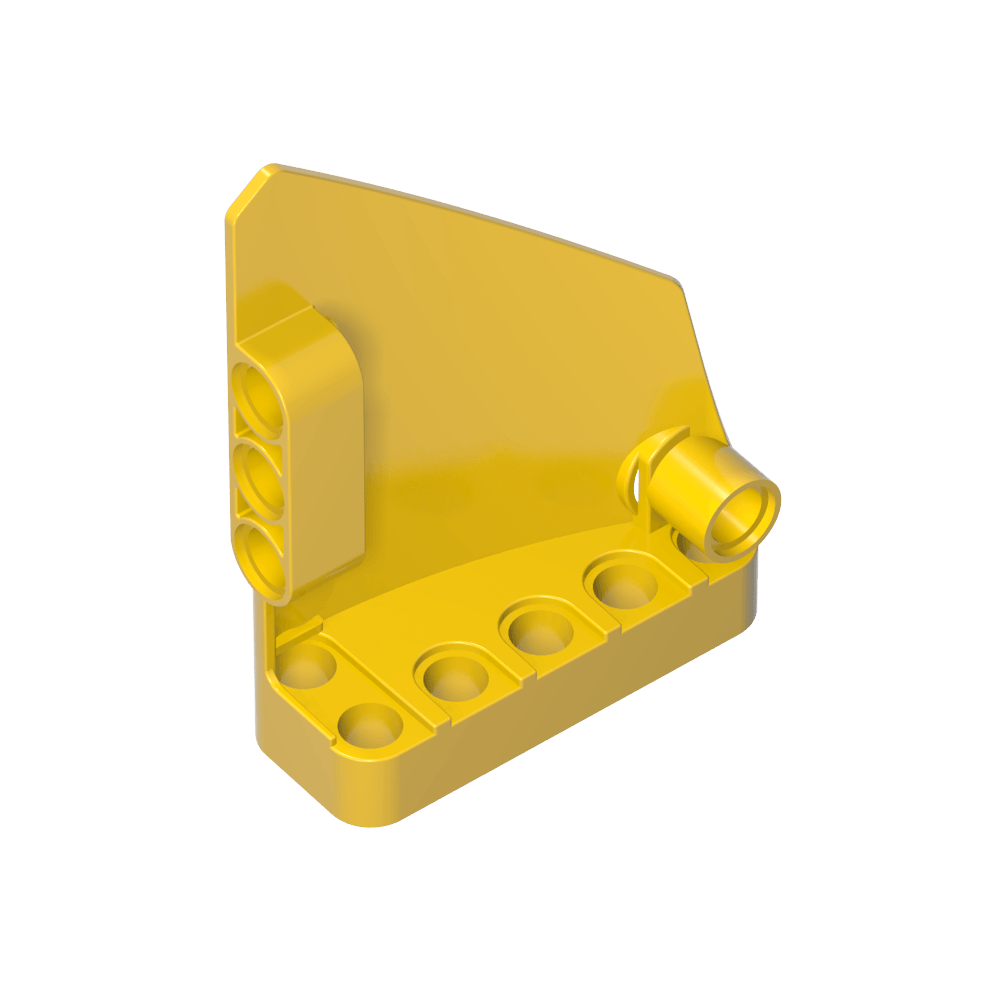 Carenado de panel técnico n.° 13 grande, corto y liso, lado A-MyGobricksEs