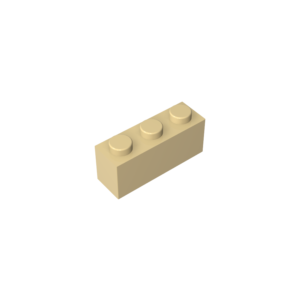 Ladrillo 1 x 3-MyGobricksEs