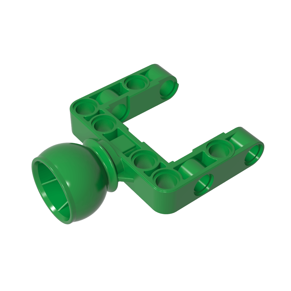 Rótula de dirección Technic grande abierta con marco de pivote en forma de C-MyGobricksEs