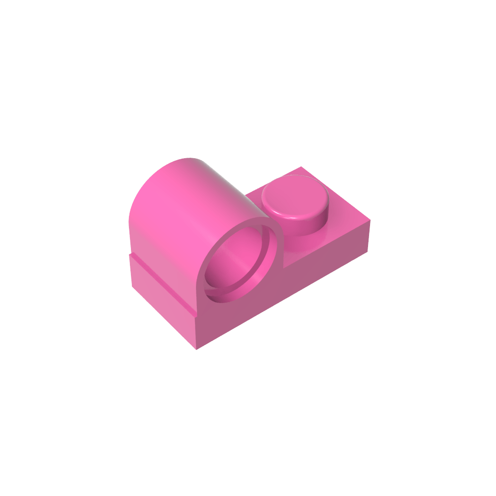 Placa especial 1 x 2 con orificio para pasador en la parte superior-MyGobricksEs