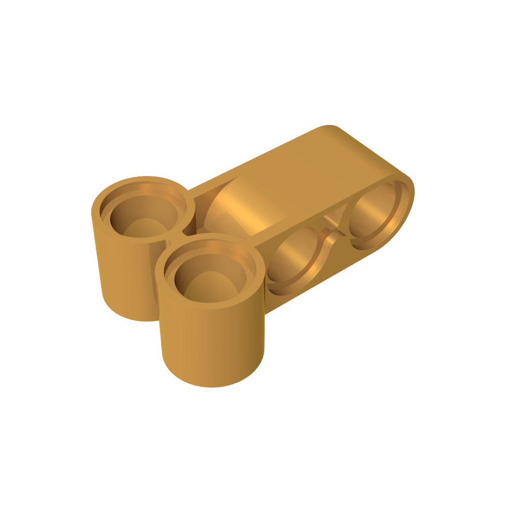 Conector de pin técnico perpendicular largo-MyGobricksEs