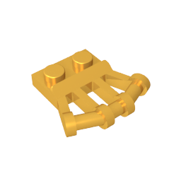 1x2 hinge handle plate