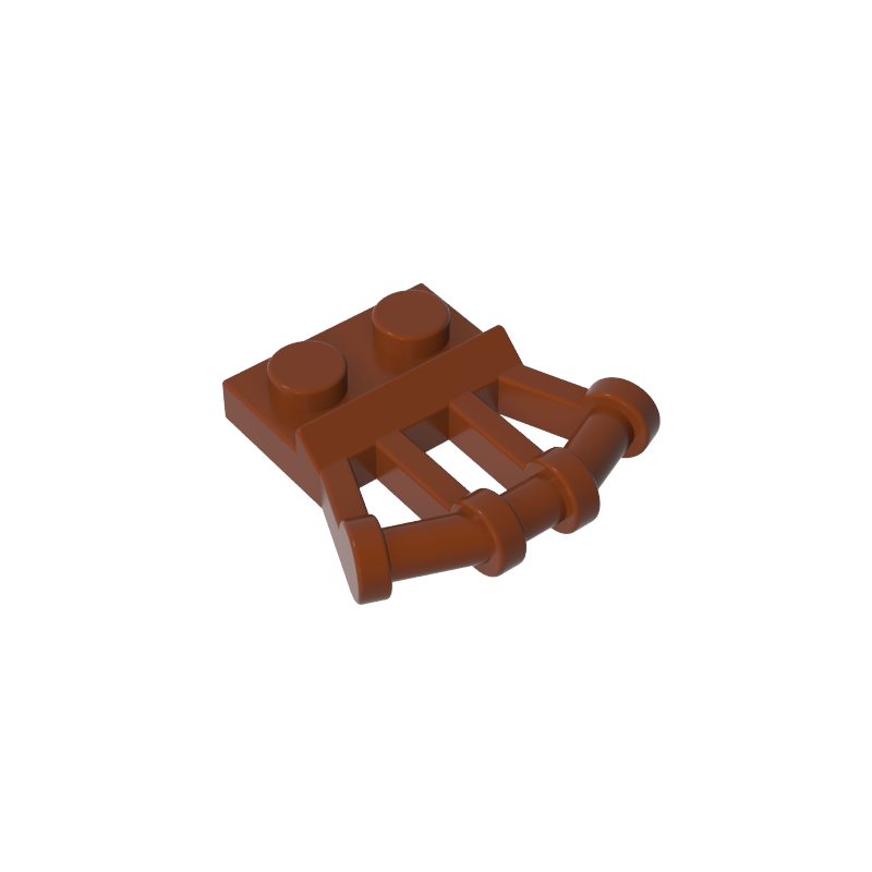 1x2 hinge handle plate