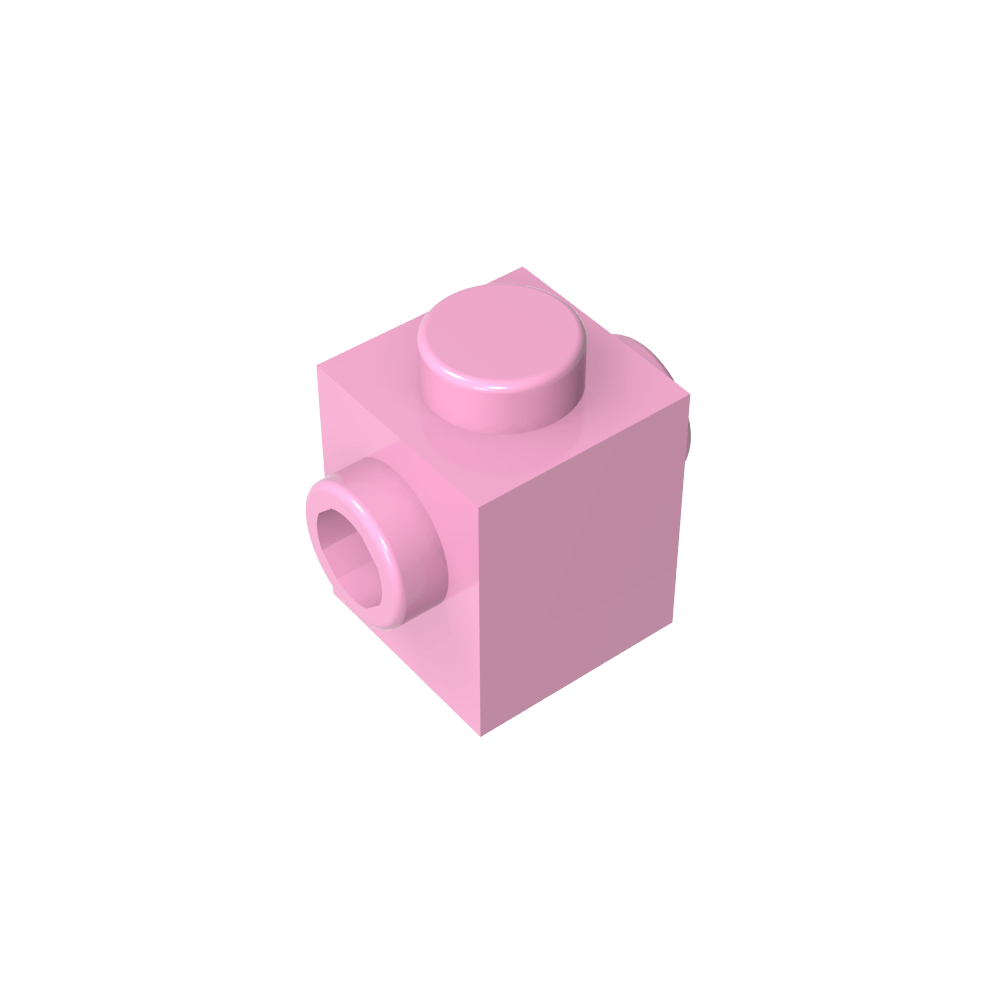 Ladrillo especial 1 x 1 con tacos en 2 lados-MyGobricksEs