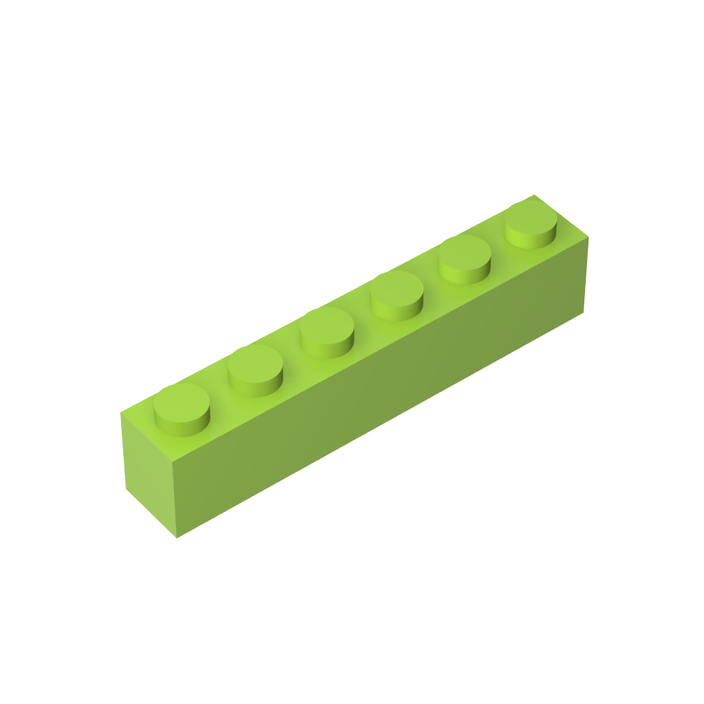 Ladrillo 1 x 6-MyGobricksEs