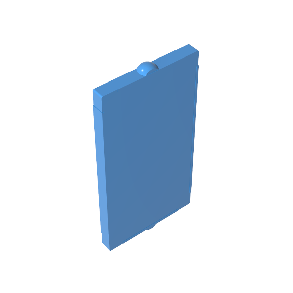 Vidrio para ventana 1 x 2 x 3 Frente plano-MyGobricksEs