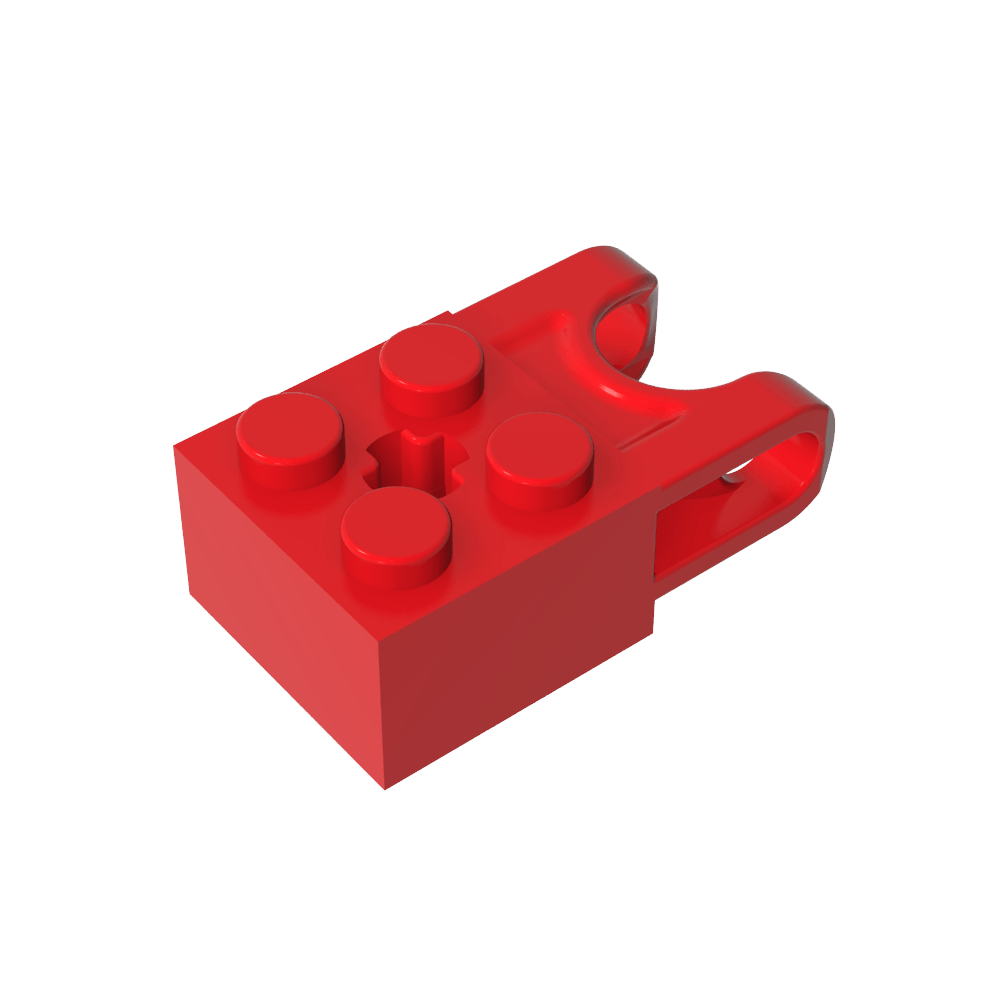 Technic Brick Special 2 x 2 con receptáculo de bola ancho y orificio para eje-MyGobricksEs