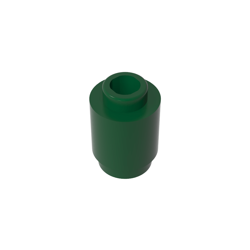 Ladrillo redondo 1 x 1 perno abierto-MyGobricksEs