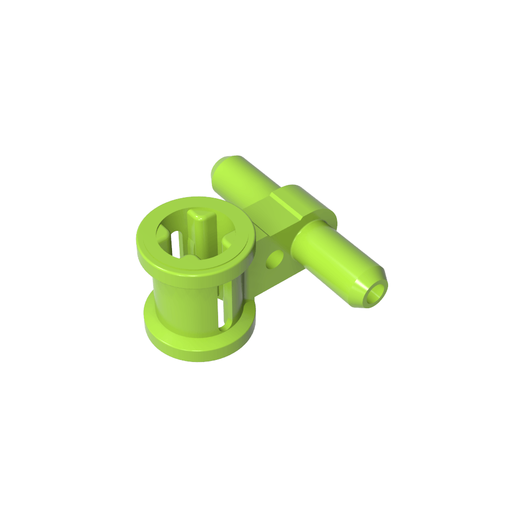 Conector de manguera neumática con conector de eje-MyGobricksEs