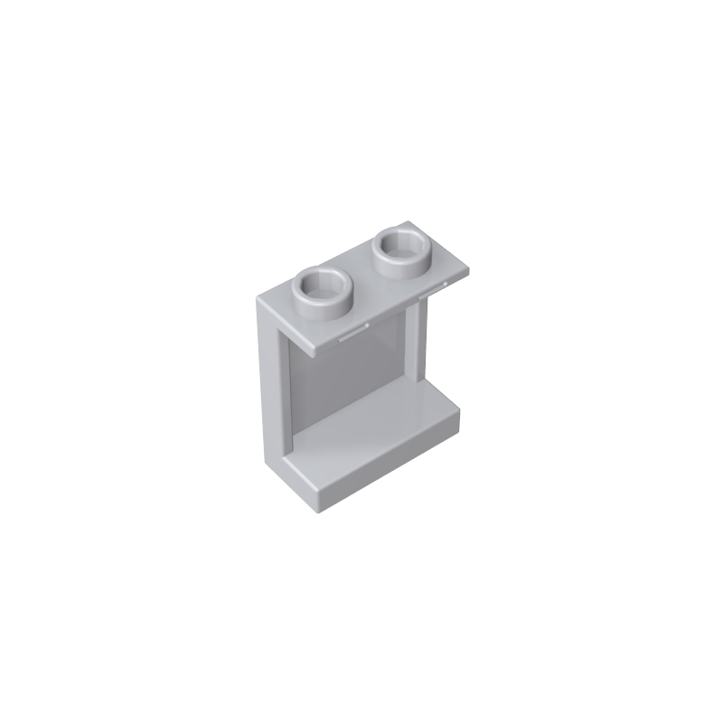 Panel 1 x 2 x 2 [Soportes laterales / Montantes huecos]-MyGobricksEs