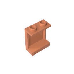 Panel 1 x 2 x 2 [Soportes laterales / Montantes huecos]-MyGobricksEs