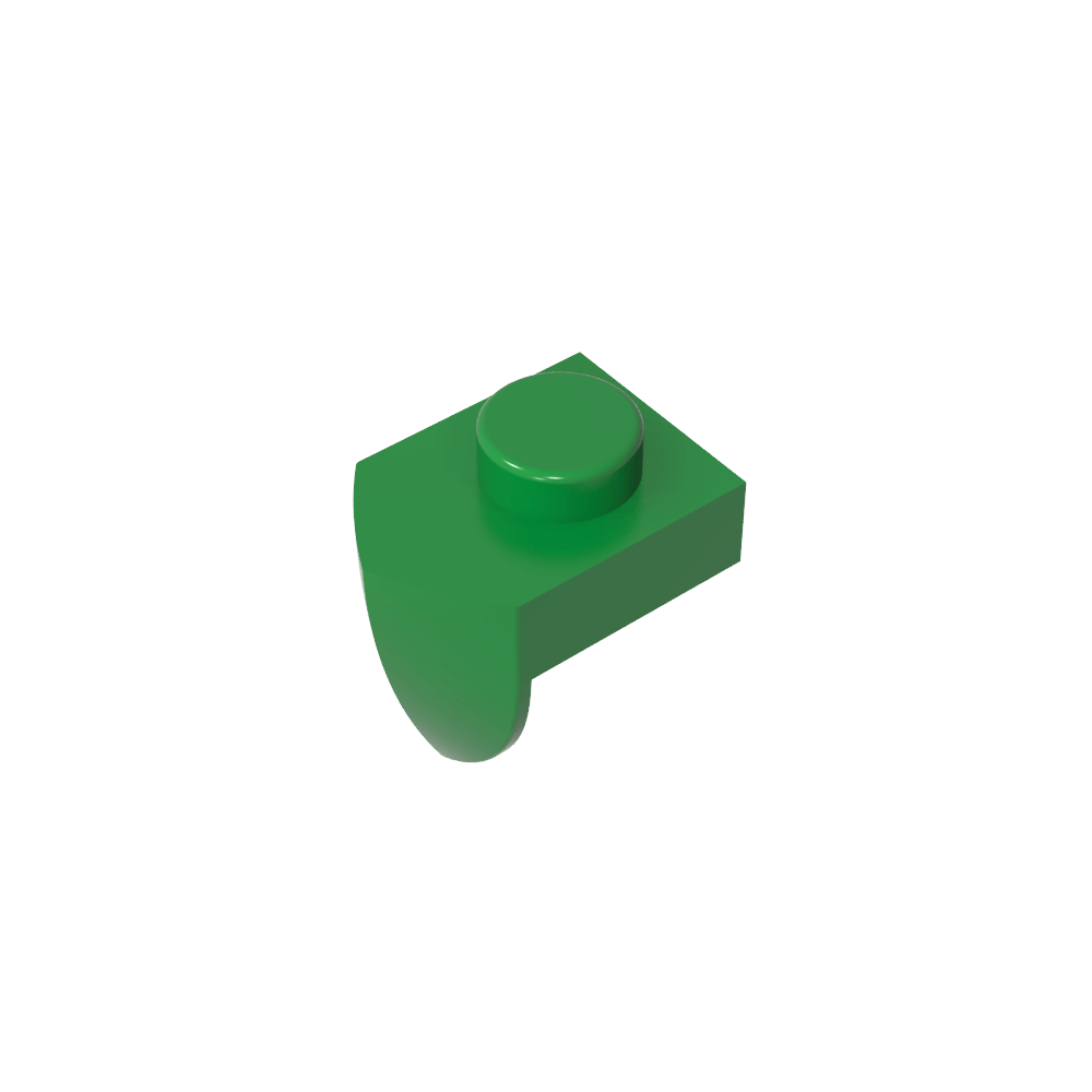 Placa Especial 1 x 1 con Diente Vertical-MyGobricksEs
