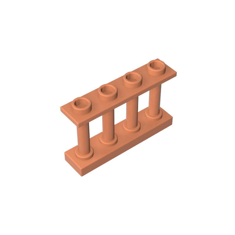 Valla de husillo 1 x 4 x 2 [4 montantes superiores]-MyGobricksEs