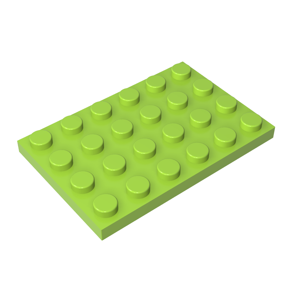 Placa 4 x 6-MyGobricksEs